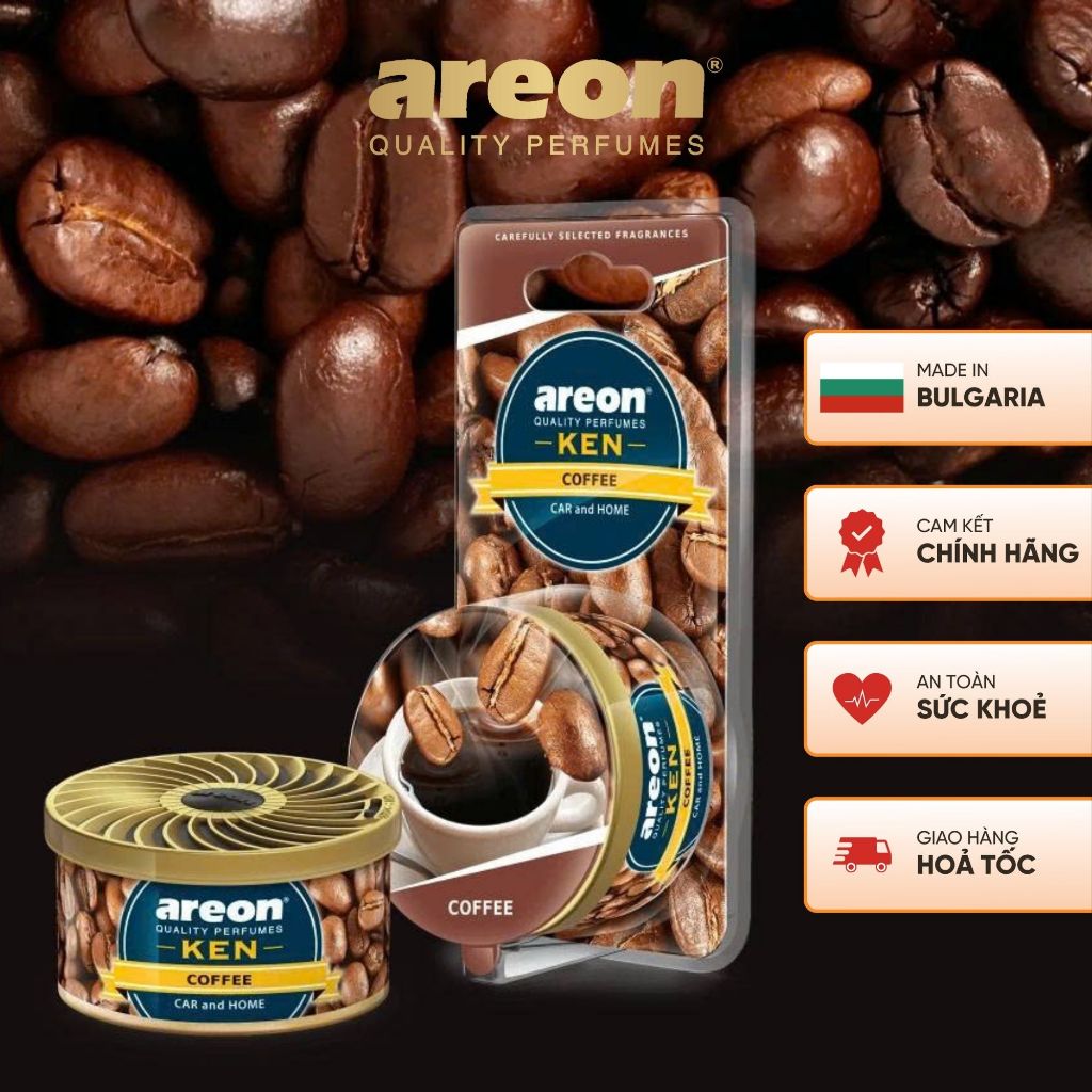 Sáp thơm ô tô AREON cà phê Chính hãng
