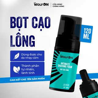 Bọt Cạo Lông Vùng Kín LYD Wolf On Dành Cho Nam Và Nữ An Toàn Cho Niêm Mạc Chai 120ml