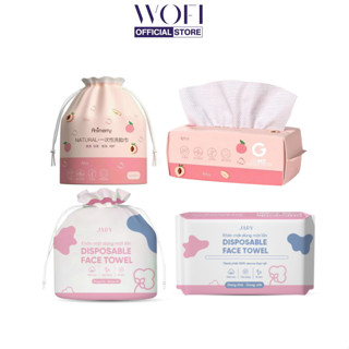 Khăn giấy lau mặt Animerry Olibear cuộn 40 khăn siêu mềm, thấm hút tốt