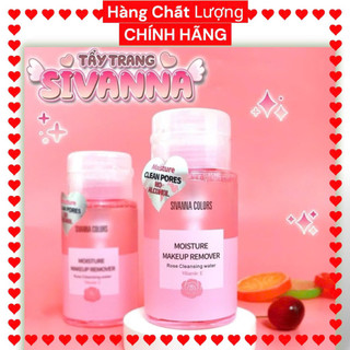  Nước Tẩy trang Sivanna hồng nắp nhấn tiện dụng Thái Lan 180ml 