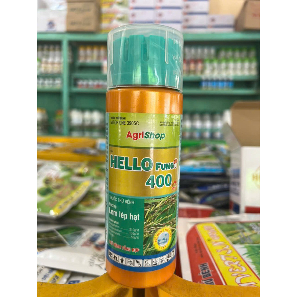 MITOP ONE 390SC hiệu HELLO FUNG 400  chai 240ml đặc trừ nấm bệ.nh tổng hợp