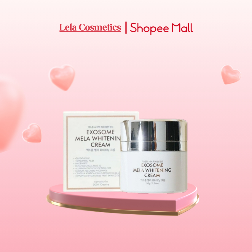 Kem Nám Exosome Mela Whitening Cream GC Hàn Quốc Giúp Dưỡng Trắng Đều Màu Da Hũ 50Gr