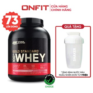  Sữa Bột Optimum Nutrition Gold Whey Standard 100%  2Lbs 5Lbs  Giàu Đạm Ít Calo - Nhập Khẩu USA | ONFIT 