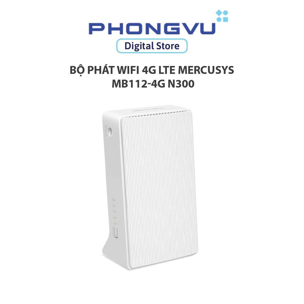 Bộ phát WiFi 4G LTE Mercusys MB112-4G N300 - Bảo hành 24 tháng