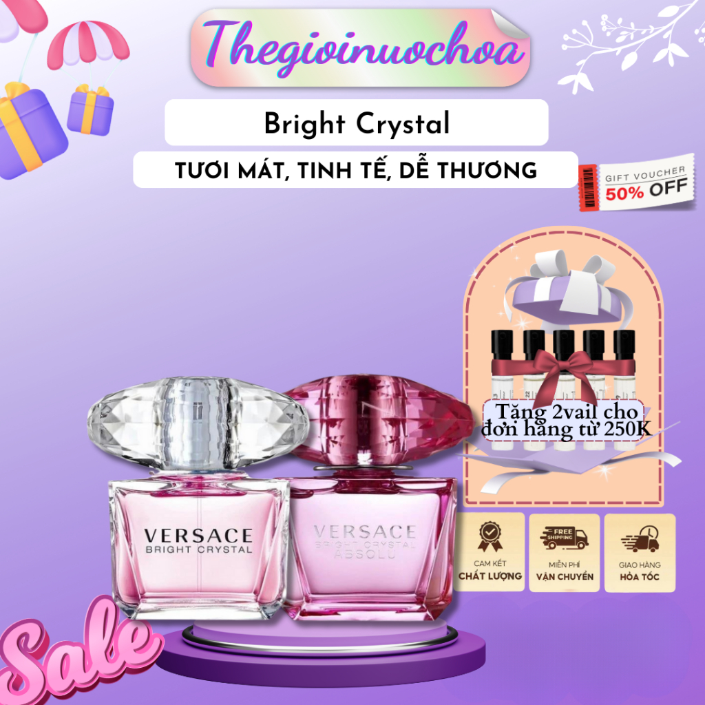 Nước hoa nữ Bright Crystal EDT - Bright Crystal Absolute EDP giấc mơ và nỗi nhớ - Gumiho Perfume