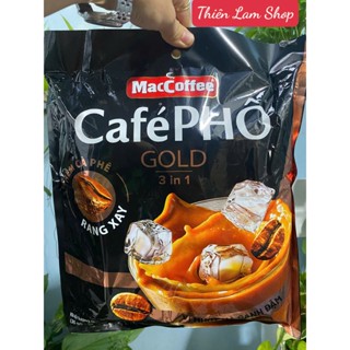 (HÀNG MỚI VỀ) Cà phê Phố Sữa Đá Gold - MacCoffee (bịch 30 gói x 29g)