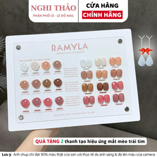 Set sơn gel thạch đục đa sắc RAMYLA 12 màu Nghi Thảo Nails