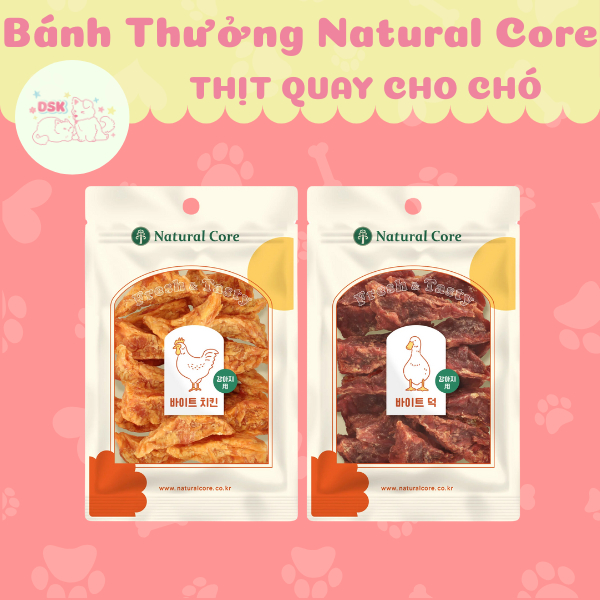 Thịt Quay Cho Chó Snack Natural Core - Gói 70gr