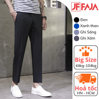 Quần tây âu nam Big Size dáng ôm hàn quốc FAJA vải mỏng nhẹ thoáng khí hạn chế nhăn xù may chắc chắn