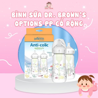 Bình Sữa Cổ Rộng Dr. Brown's Options+ Hệ Thống Van Khí Chống Đầy Hơi Cho Bé Cycybabyhome