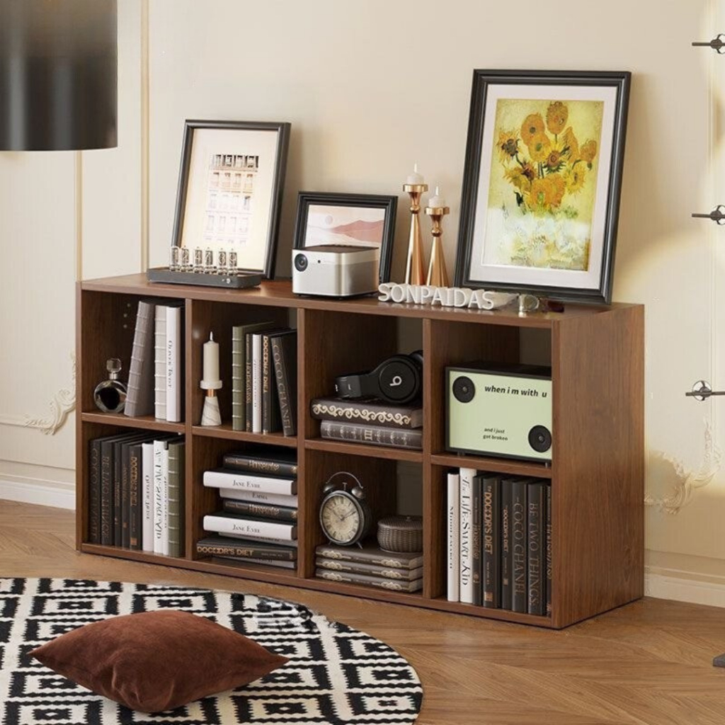 Kệ Sách Gỗ - Kệ Để Đồ Tổ Ong 8 Ô Gỗ MDF Nhiều Màu Sắc Kích Thước Lớn Kệ Decor Phòng