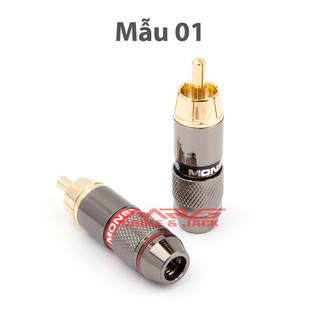 Đầu Rắc Bông Sen AV, giá 1 cặp, dùng hàn dây tín hiệu âm thanh. J-RCA