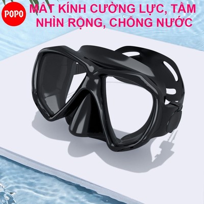 Mặt nạ lặn TUO biển thế hệ mới tầm nhìn rộng, mắt kính cường lực, ngăn nước tuyệt đối