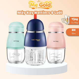  Máy xay ăn dặm cho bé Cocobear Hattiecs và Misan 8 lưỡi dao dung tích 0,3L máy xay cocobear xay đồ ăn dặm cho bé 
