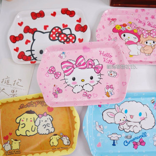 🌸𝐓𝐀̣̆𝐍𝐆 𝐐𝐔𝐀̀🌸 Dĩa hình chữ nhật Doremon Hello Kitty - Kuromi - Melody - Cinnamoroll - Doraemon