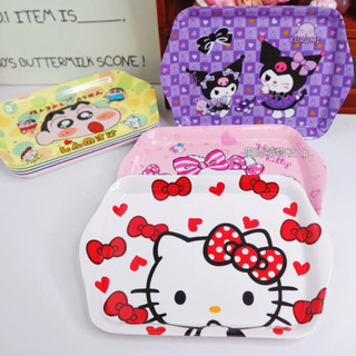 🌸𝐓𝐀̣̆𝐍𝐆 𝐐𝐔𝐀̀🌸 Dĩa hình chữ nhật Doremon Hello Kitty - Kuromi - Melody - Cinnamoroll - Doraemon