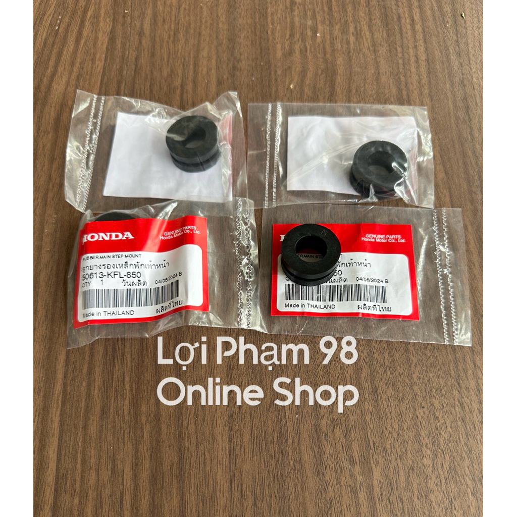 Cao su gác máy chân 2 tầng Wave 110 Thái / Future 1 . Honda Thái Lan ( 4 Cái )