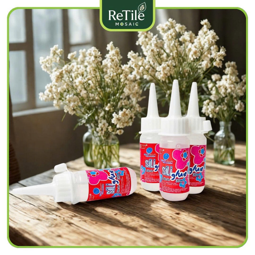 Keo dán đá Mosaic, dán charm, dán vải, len sợi, đồ thủ công... - Keo dán đa năng 30ml