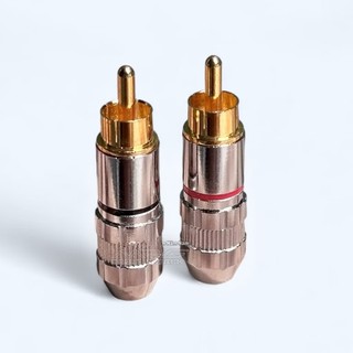 Jack Hoa Sen RCA AV đuôi lò xo, giắc cắm av hàn dây hoa sen. J-RCA