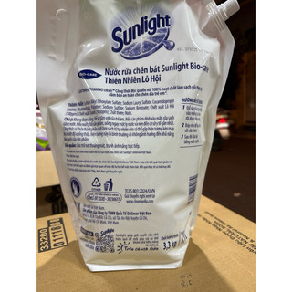 Nước Rửa Chén Sunlight Chanh 3.5kg ( Túi Khủng )