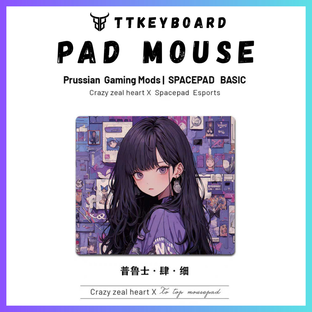 [Hỏa Tốc] Lót Chuột Gaming SpacePad Prussian | Pad Chuột Chơi Game Chống Trượt | Hỗ Trợ Chơi Game Văn Phòng | Kèm Box