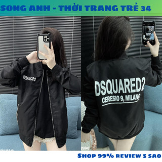 Áo Khoác Gió Nam Dsq In Chữ Trước Sau, Áo Gió Dsquared2 Milano Hot Trend, Áo Khoác Bomber Nam Boy Phố Bá Cháy