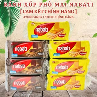   LỐC 10 GÓI  Bánh kem xốp phô mai Nabati - Bánh Nabati Phô Mai 