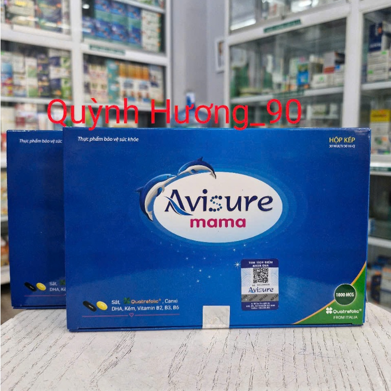 Combo 2 hộp AVISURE MAMA bổ sung vitamin tồng hợp cho mẹ bầu