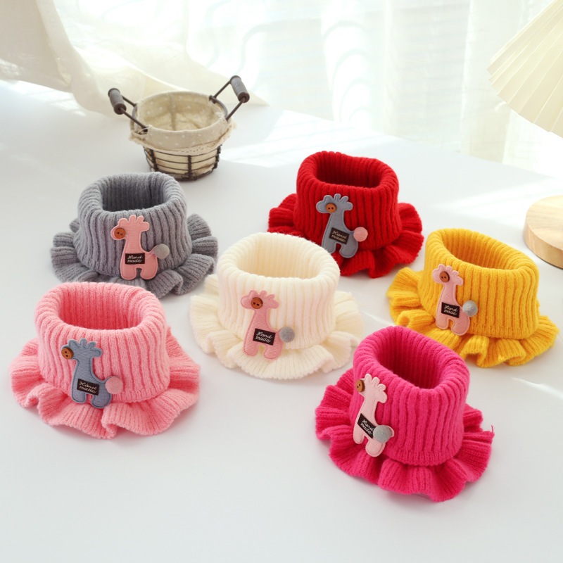 Khăn Quàng Cổ Cho Bé Mùa Đông 3-10 Tuổi Khăn Ống K61