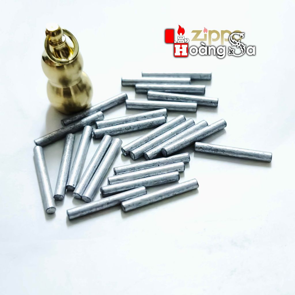 (HỎA TỐC)  Đá bạc Áo dài size 2.4 ×19 dành zippo và dupont tặng kèm hồ lô móc khóa