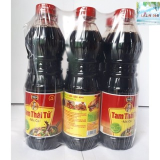  Lốc 6 chai nước tương tam thái tử nhị ca chai 500ml 