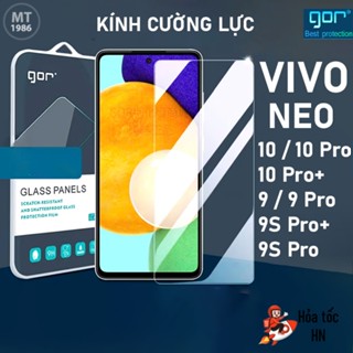 Kính Cường Lực Gor Vivo iQOO Neo 10/ Neo 10 Pro/ Neo 10 Pro+/ iQOO Neo9s Pro+ 5G/ Z9/Z9 Tubo Trong Suốt 9H/ Vát 2.5D