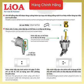 Ổ LIOA 4 lỗ cắm 3m/5m