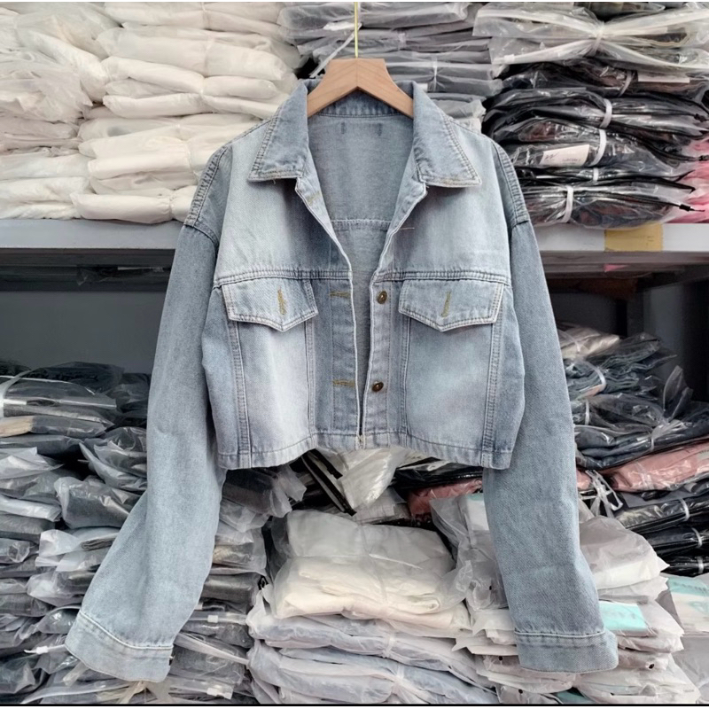 áo khoác jaen dáng lỡ