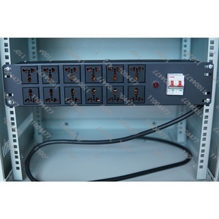 Ổ cắm điện, Thanh Nguồn PDU Rack 12 Cổng Đa Năng 2U