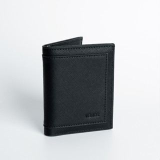 [ DEAL MỞ BÁN ] Ví Da Dáng Đứng Mini VENOS Henry - Ví Nam/ Nữ Gập Đôi Da PU Premium Vân Saffiano Cao Cấp, Thanh Lịch