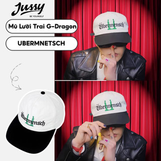 Mũ Lưỡi Trai UBERMNETSCH G-DRAGON Jussy Official Nón Kết Nma Nữ Vải Dù Mỏng Nhẹ Phối Dây Khóa Da Cao Cấp Hàng Full Box