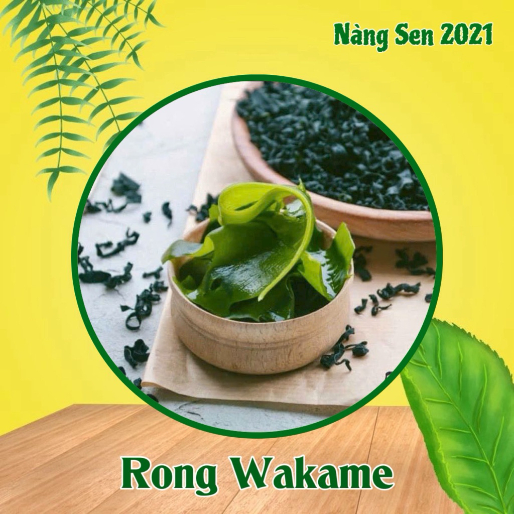 Rong Khô Wakame 100g và 500g