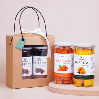 [Tặng Thiệp] Set Quà Dinh Dưỡng DALA, Túi Quà Trái Cây Sấy, Bánh & Hạt Tự Chọn, Tốt Cho Sức Khỏe