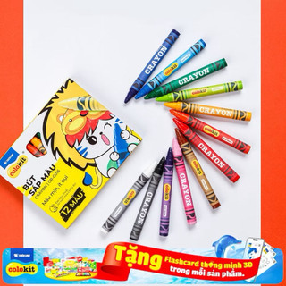  COMBO 50 Hộp Bút Sáp 12 màu Thiên Long Colokit CR-C016 