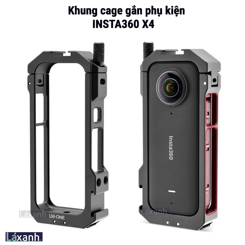 Insta360 X4 | Khung cage bảo vệ lắp phụ kiện cho insta360 x4