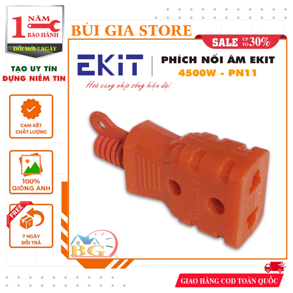 Phích cắm âm 4500W 20A/250V
