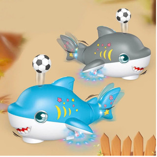  Đồ Chơi Cá Heo,Cá Mập Thổi Bóng Bay – Đu Đưa Phát Nhạc Đèn LED 