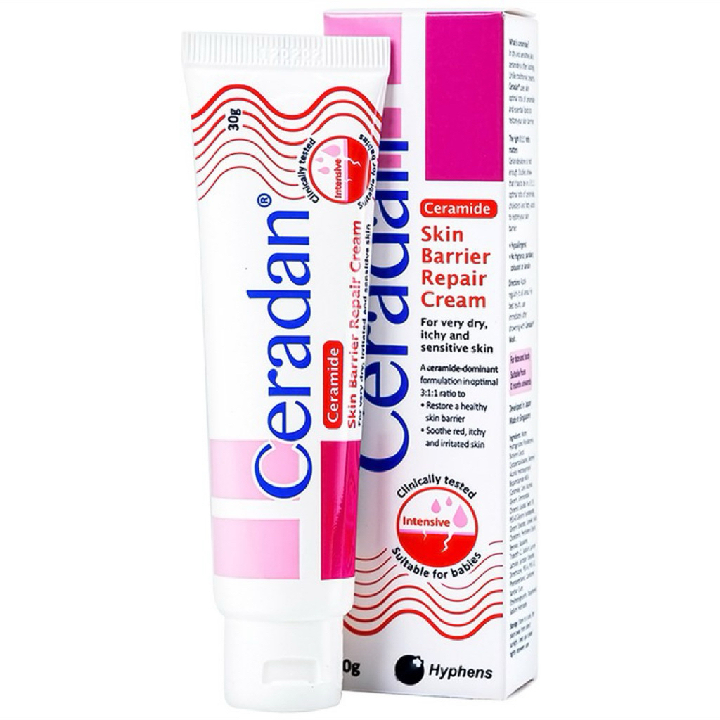 Kem Ceradan Ceramide Skin Barrier Repair Cream dành da khô, da kích ứng (30g)