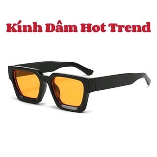  Kính Râm Thời Trang An Thuyên Boy Phố Đi Biển Gọng Nhám Dày Chữ Nhật Nam Nữ Đeo Kính  Kính Nam Thời Trang 