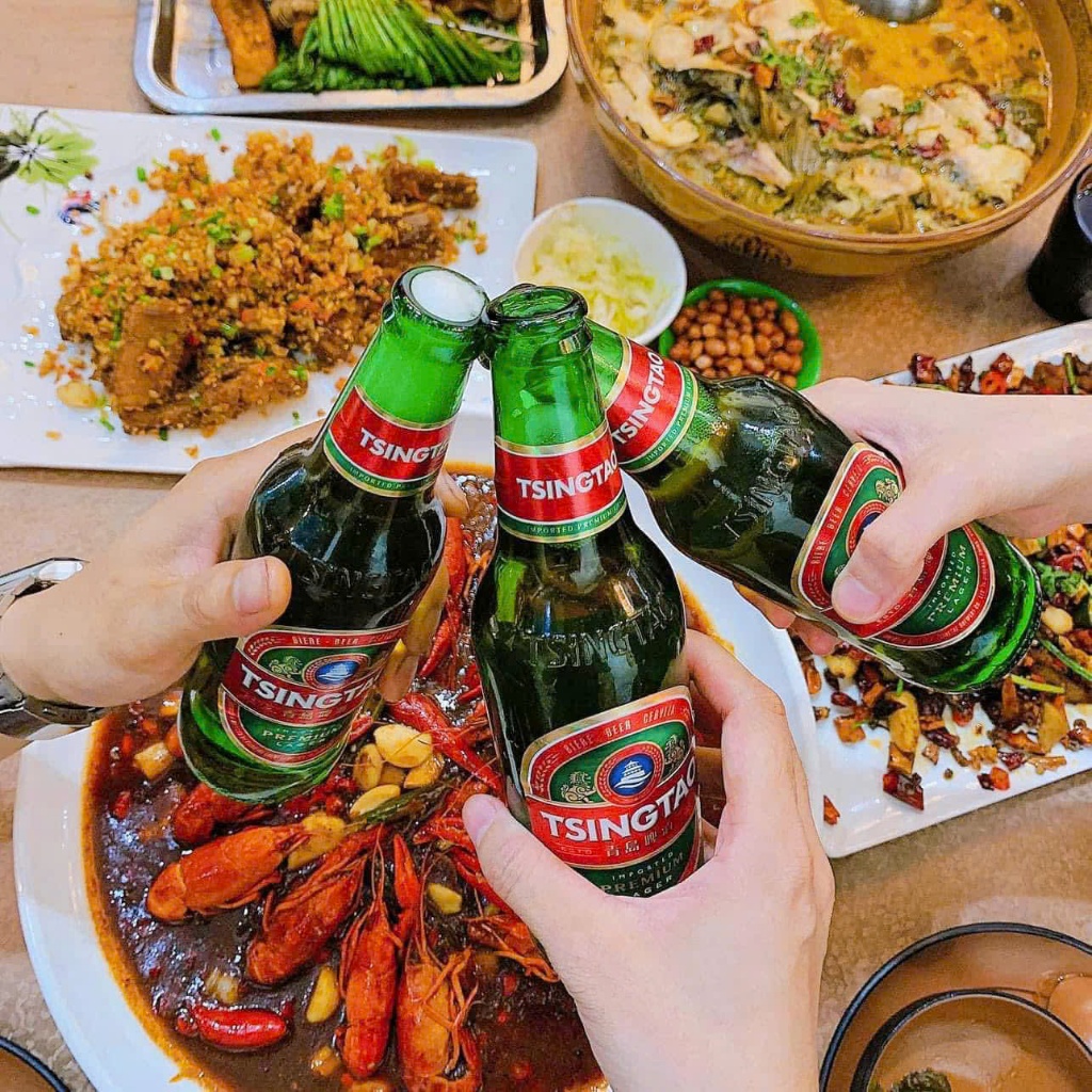 Bia Tsingtao (Thanh Đảo) 5% Trung Quốc – thùng 12 chai 640ml