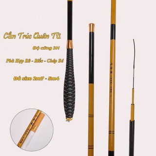  Cần Câu Tay Trúc Quân Tử 3H Tặng Kèm Ngọn Phụ Chuyên Rô Diếc 
