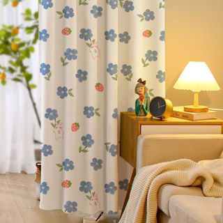 RIDO Rèm cửa ngăn phòng che nắng phòng ngủ có móc treo Blinds Home, che chắn riêng tư, đẹp mắt