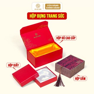 Hộp đựng bảo quản vòng tay trầm hương vòng tay phong thủy Sơn Mộc Hương sạch đẹp gọn gàng