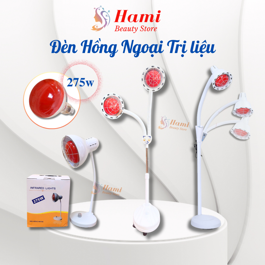 Đèn hồng ngoại trị liệu giảm đau mỏi xương khớp, sưởi ấm, giảm béo công suất 275w